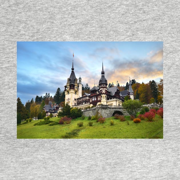 Peles Castle in Sinaia, Romania by mitzobs